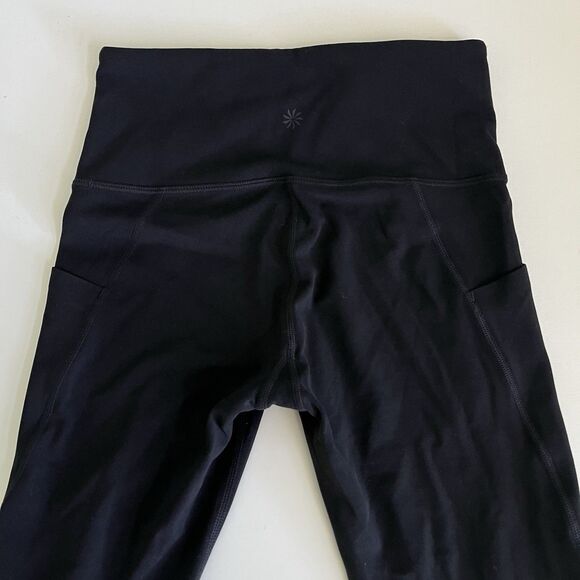 Athleta Stash Pocket Salutation Tight Leggings Black Size XS - Picture 7 of 11